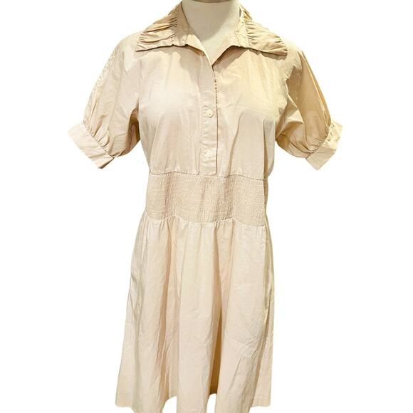 MARNI Cinch Shirred Ruched Waist Dress Size 36 US Small - Picture 2 of 5